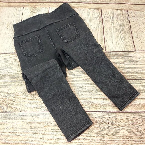 Women's Elastic Warm Legging High Waist Stretch Skinny Slim Fit Pants Black - Picture 10 of 15